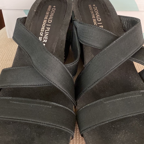 DONALD J. PLINER - “Boske” Leather/cork Wedge 12M NIB - Picture 7 of 10